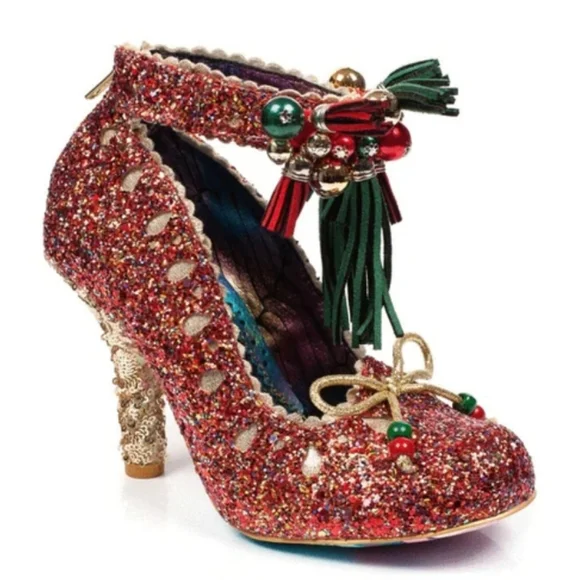 PRINCESS PROMISE Irregular Choice, Size 42, Heels W/ Glitter, US 10/11 - Picture 1 of 9